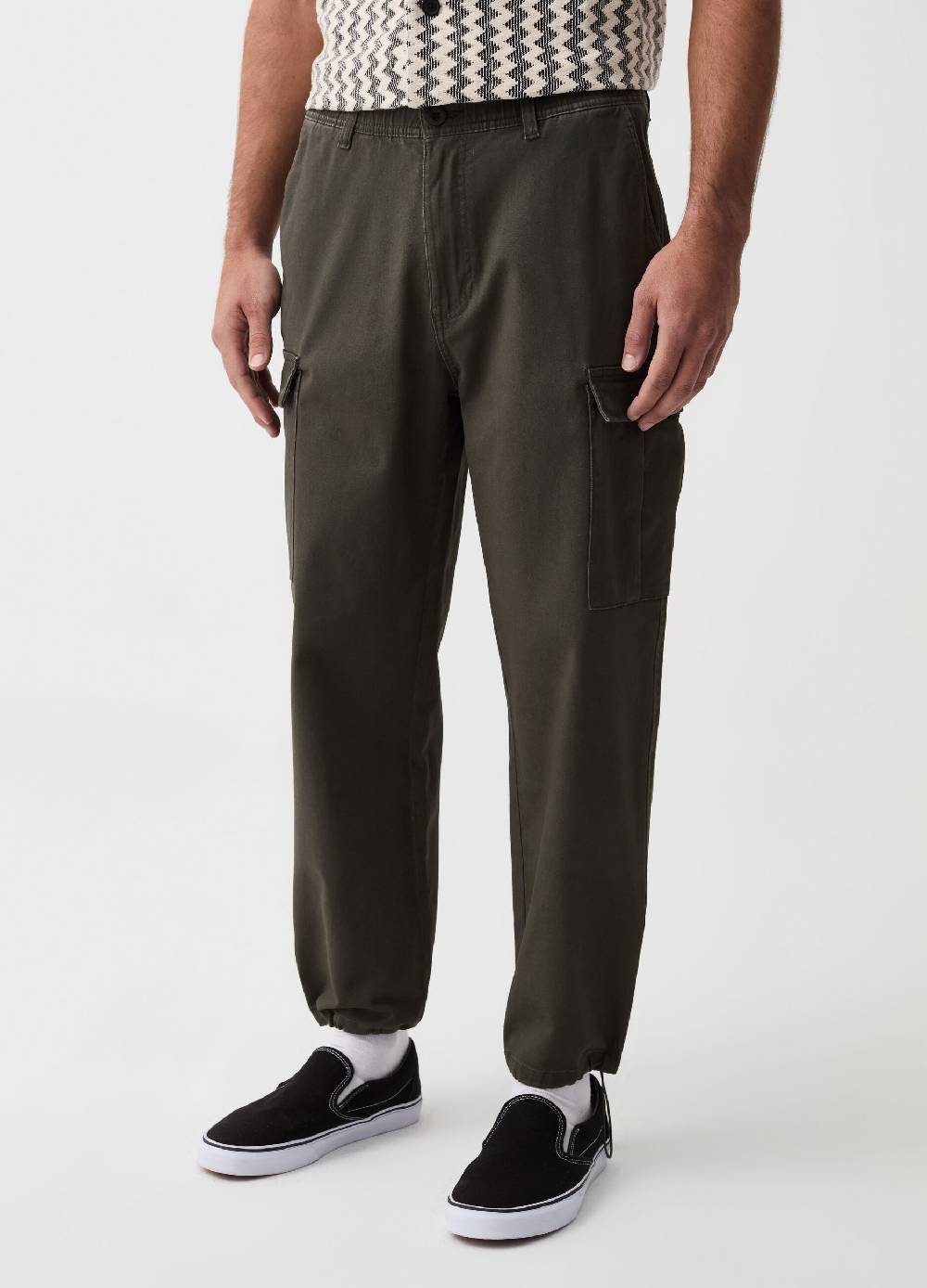 Ovs Pantalone Cargo In Cotone Stretch