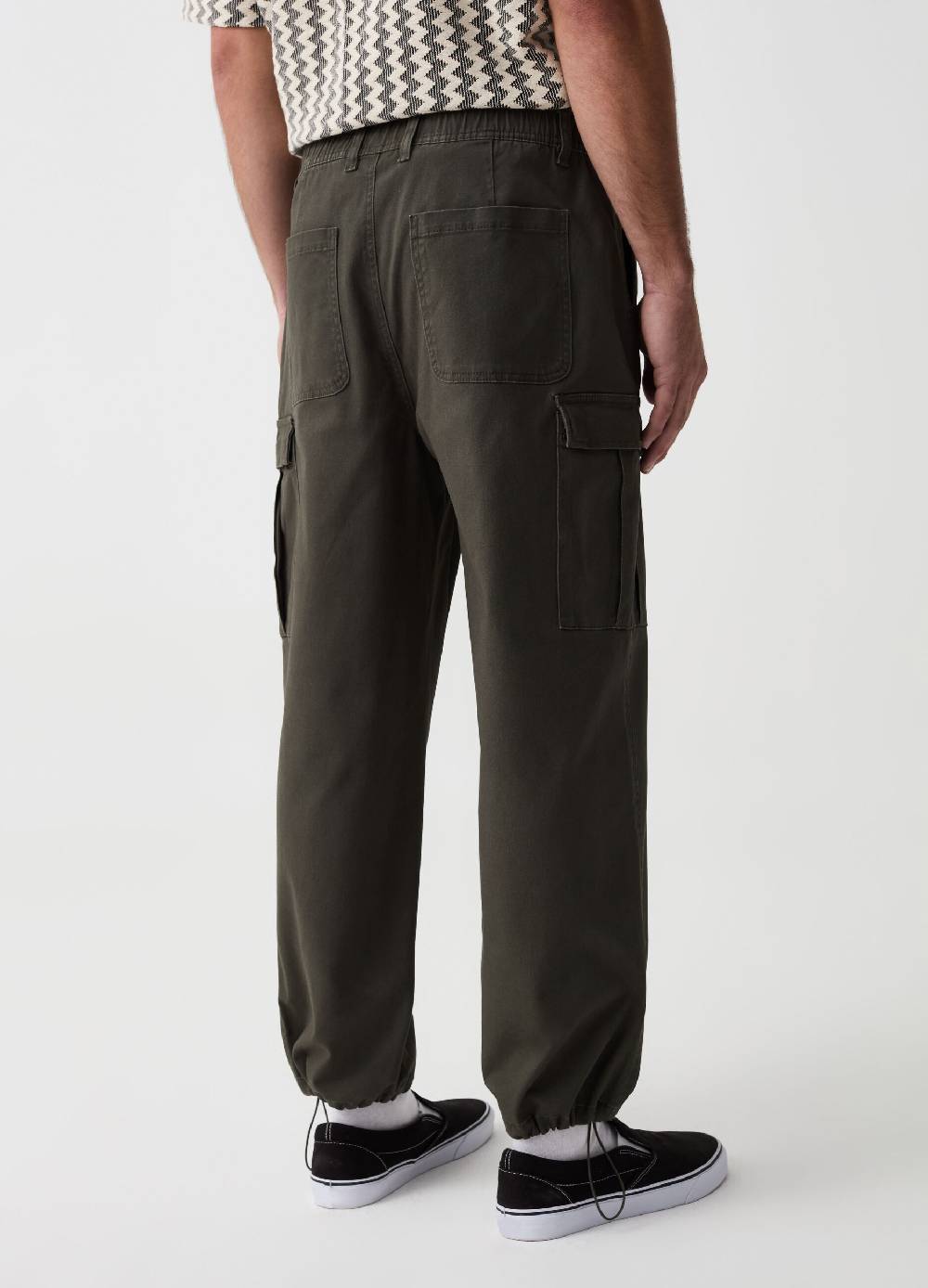 Ovs Pantalone Cargo In Cotone Stretch