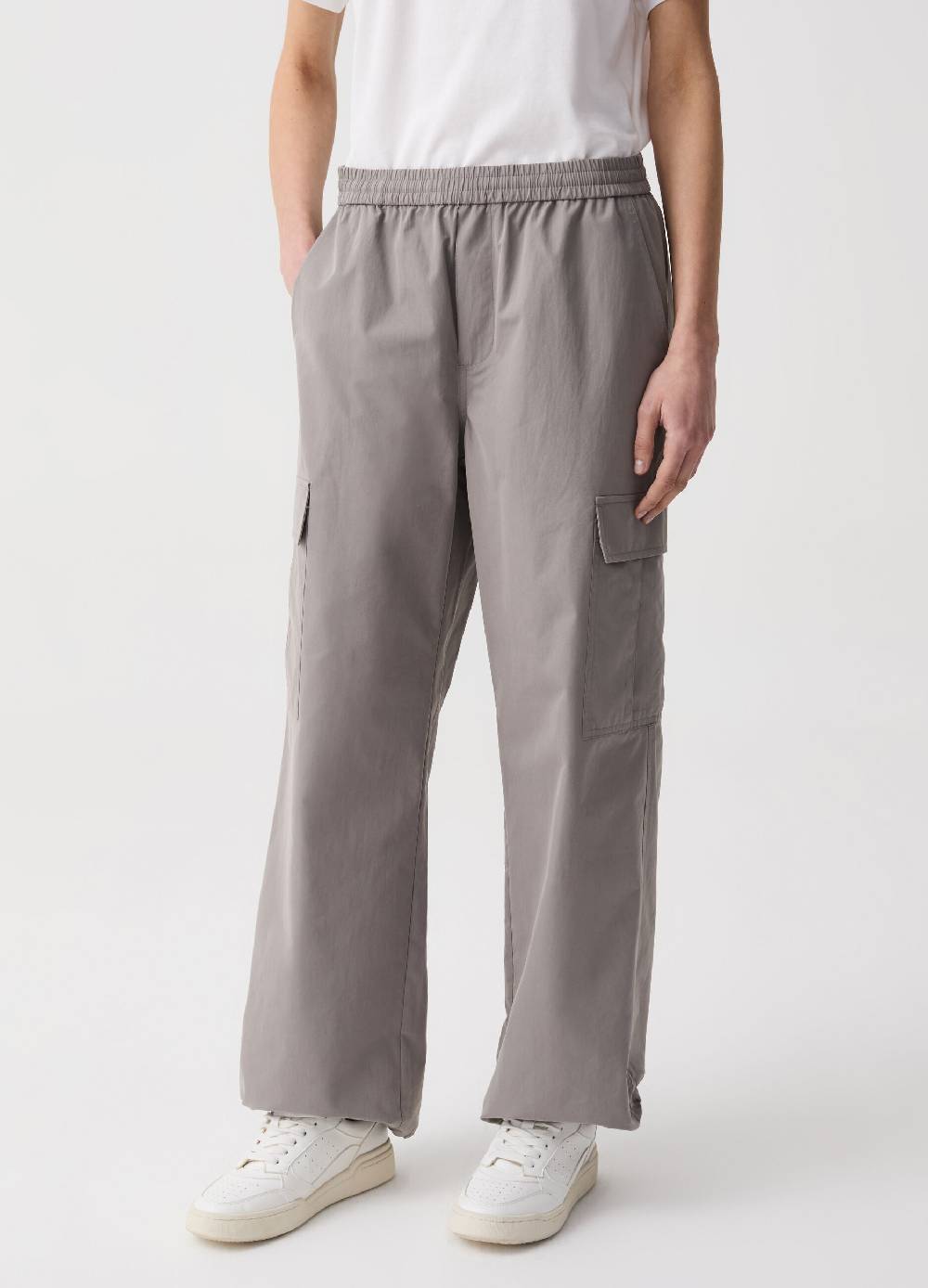 Ovs Pantalone Cargo In Popeline