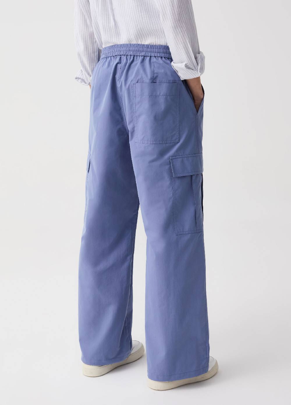 Ovs Pantalone Cargo In Popeline