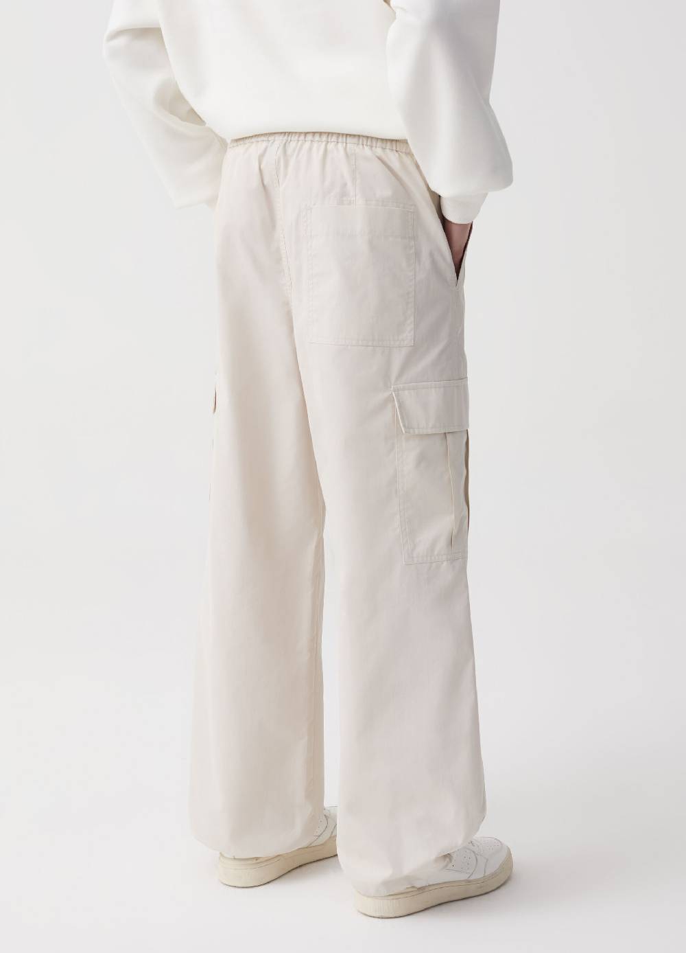 Ovs Pantalone Cargo In Popeline