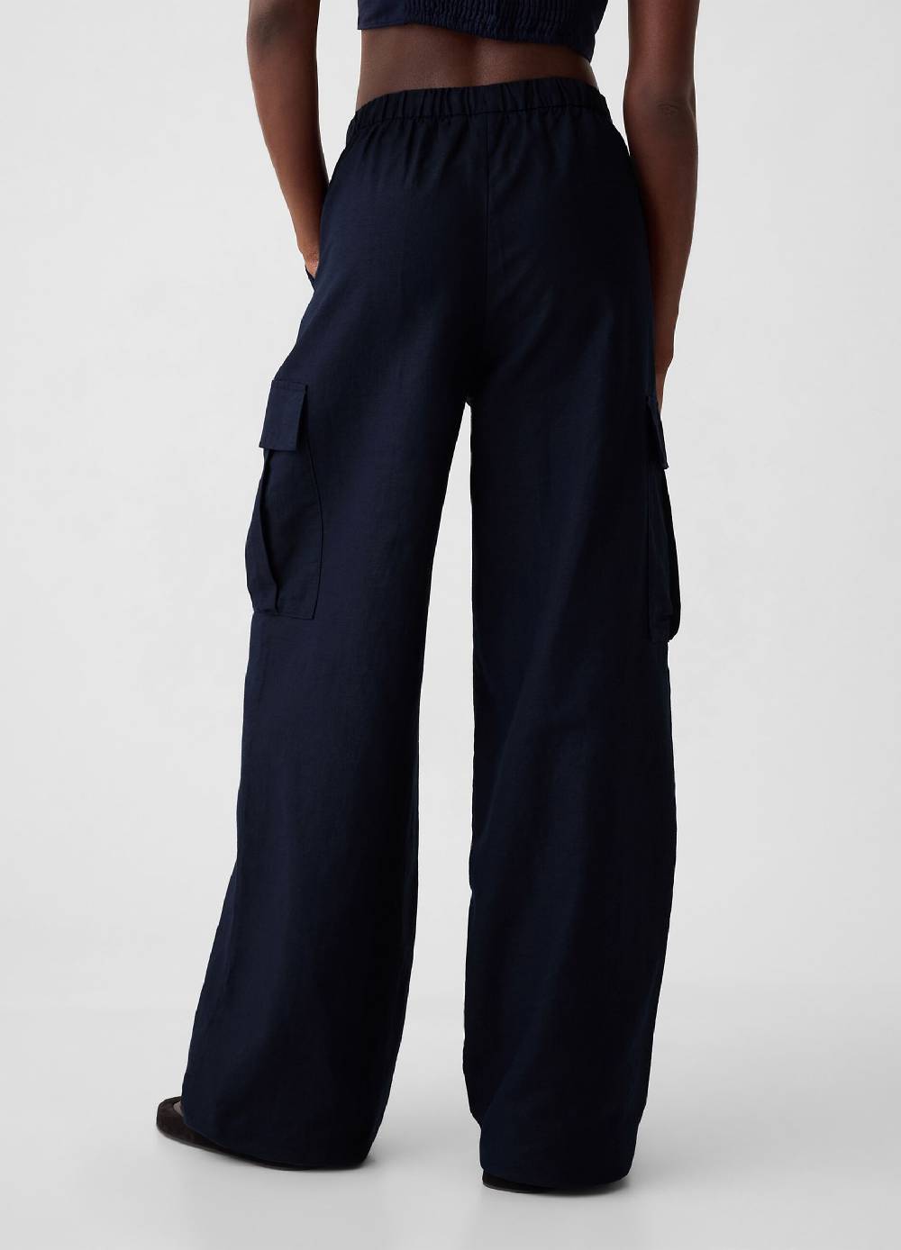 Ovs Pantalone Cargo Pull-on Wide Leg
