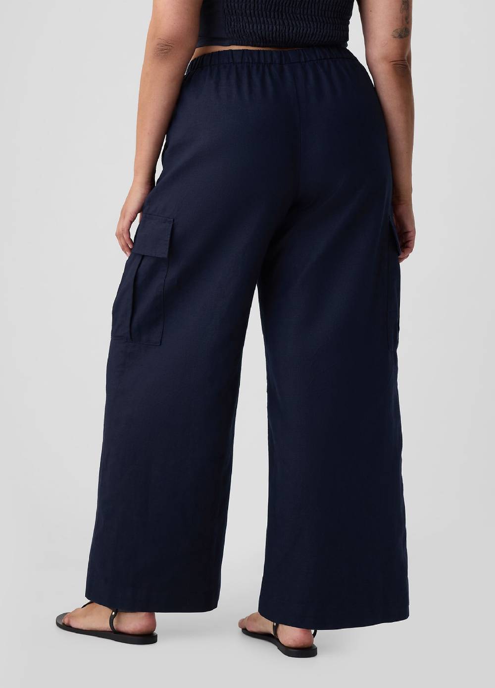 Ovs Pantalone Cargo Pull-on Wide Leg