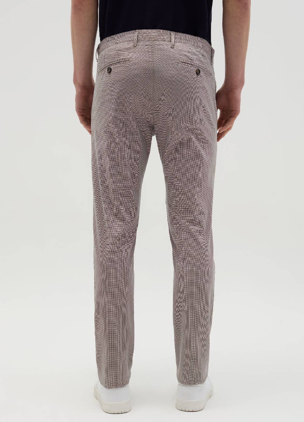 Ovs Pantalone Chino Con Micro Trama
