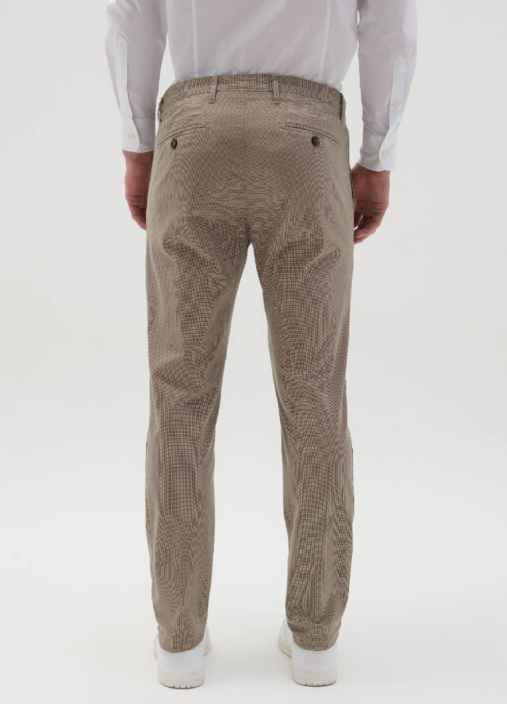 Ovs Pantalone Chino Con Micro Trama