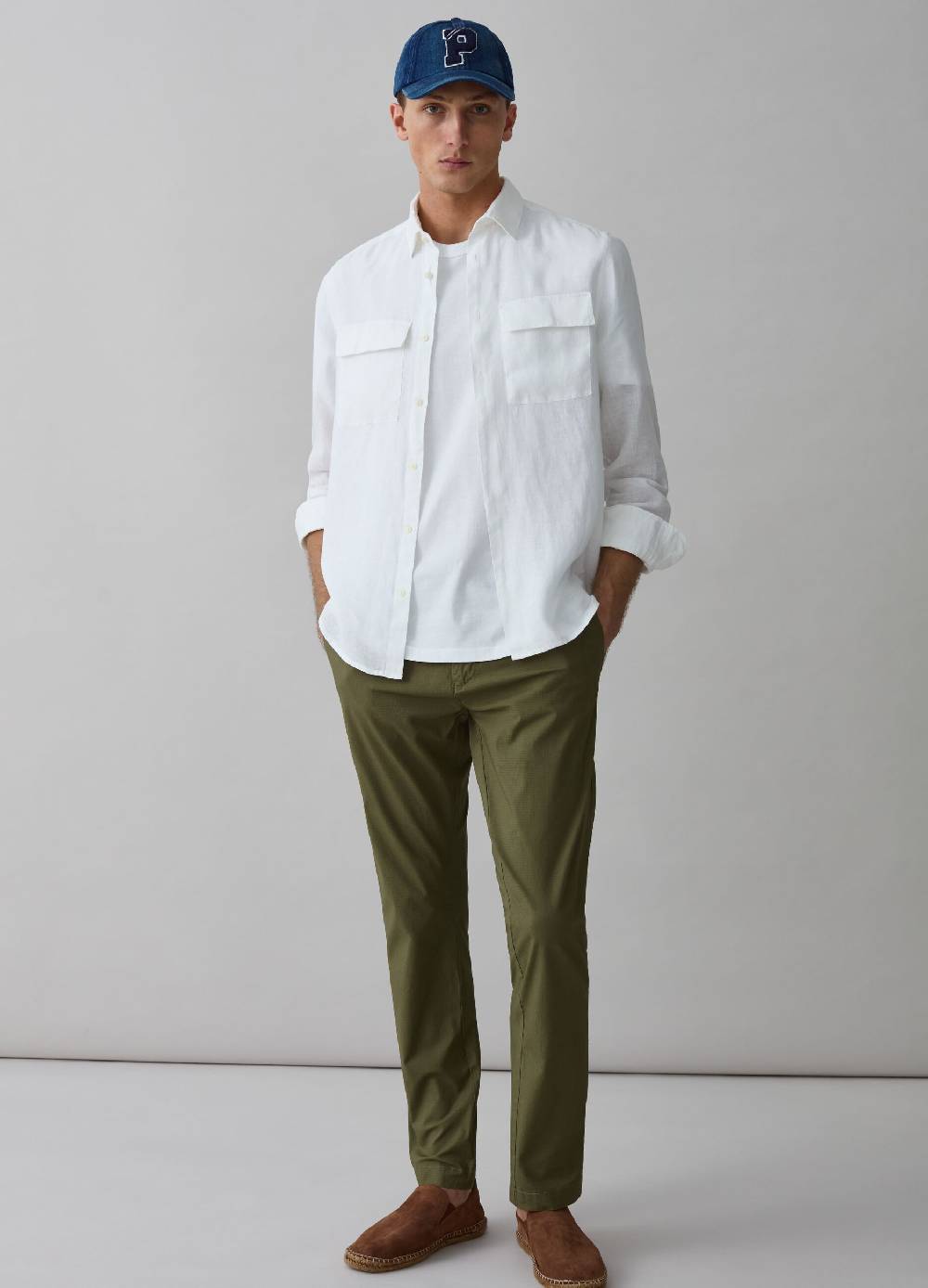 Ovs Pantalone chino con trama ripstop