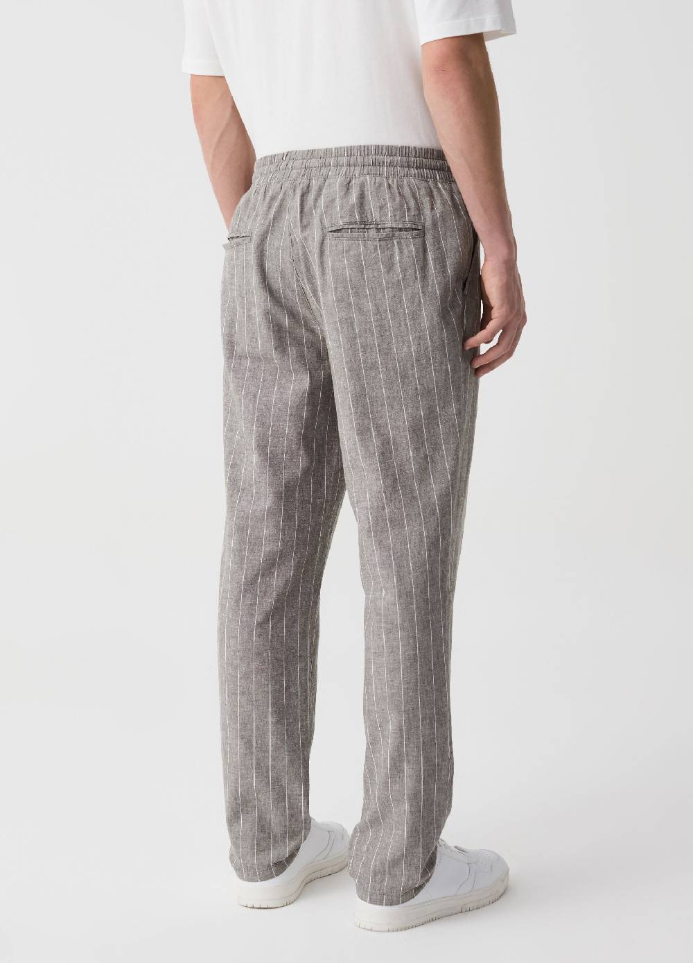 Ovs Pantalone Chino Jogger Gessato