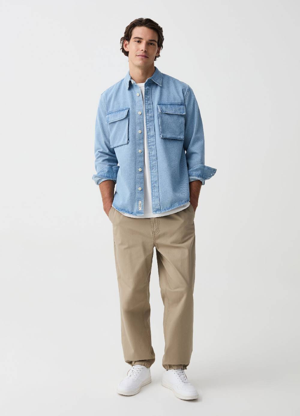 Ovs Pantalone chino jogger in cotone