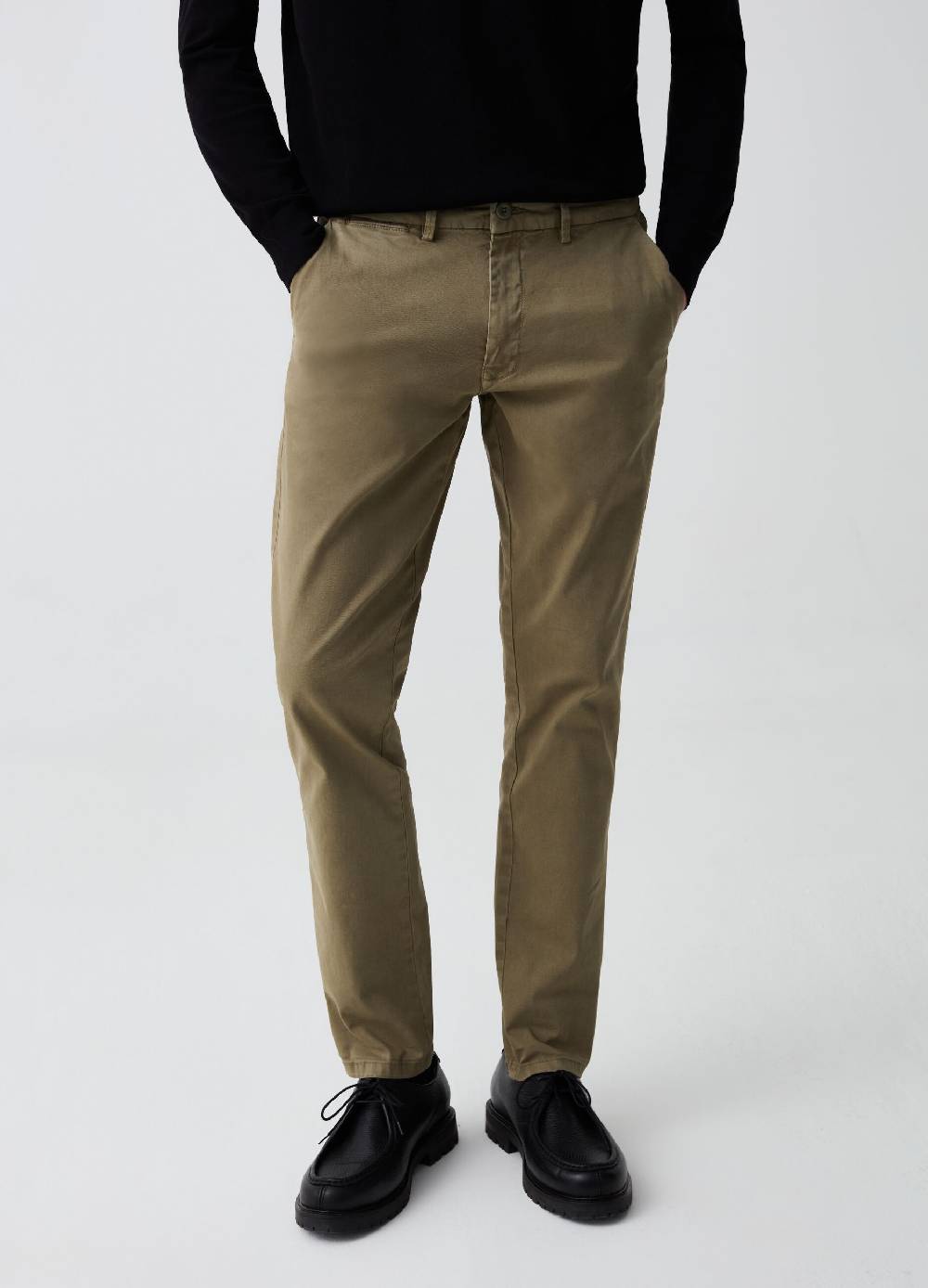 Ovs Pantalone Chino Slim Fit In Cotone Stretch