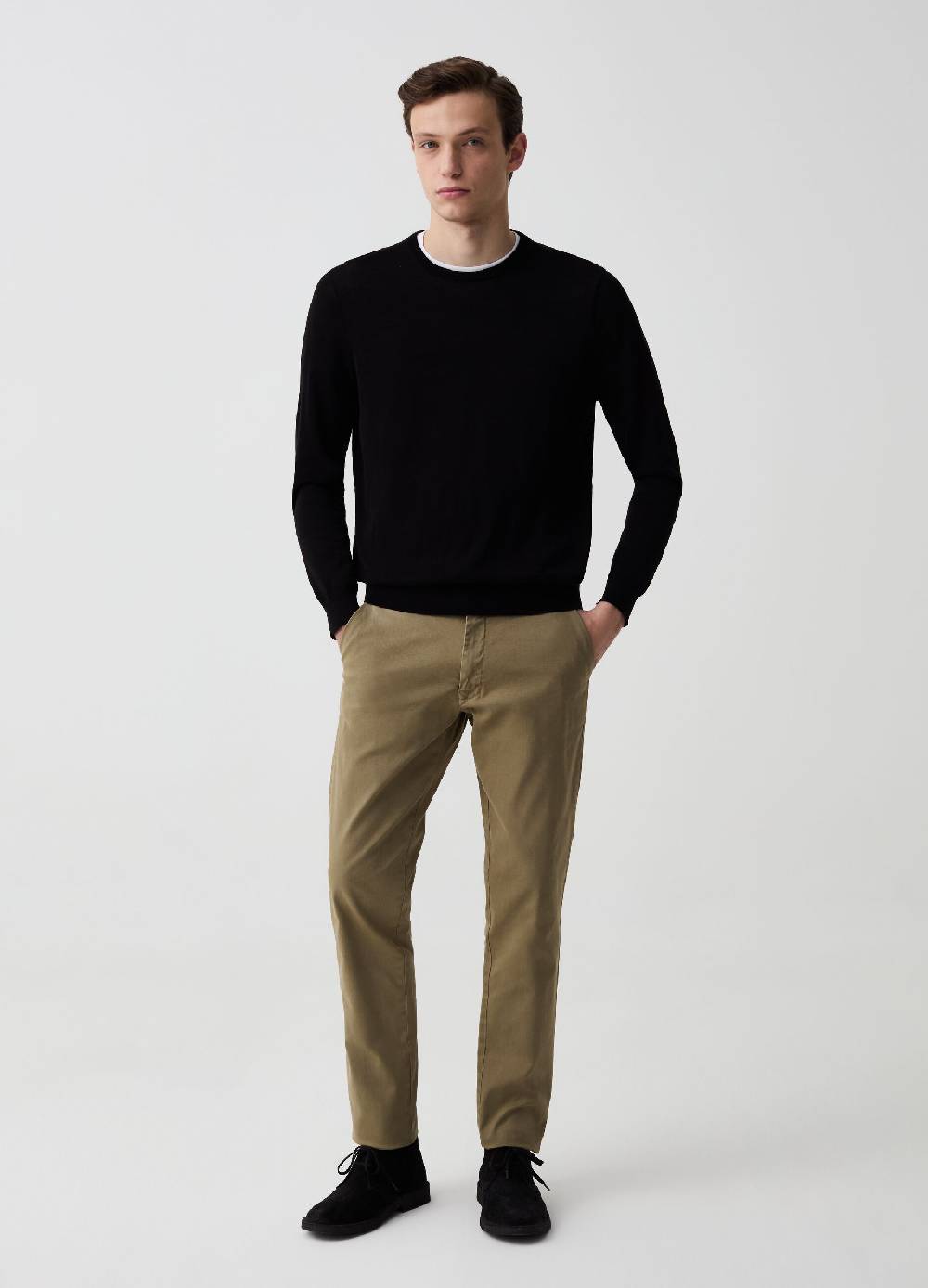 Ovs Pantalone chino slim fit in cotone stretch