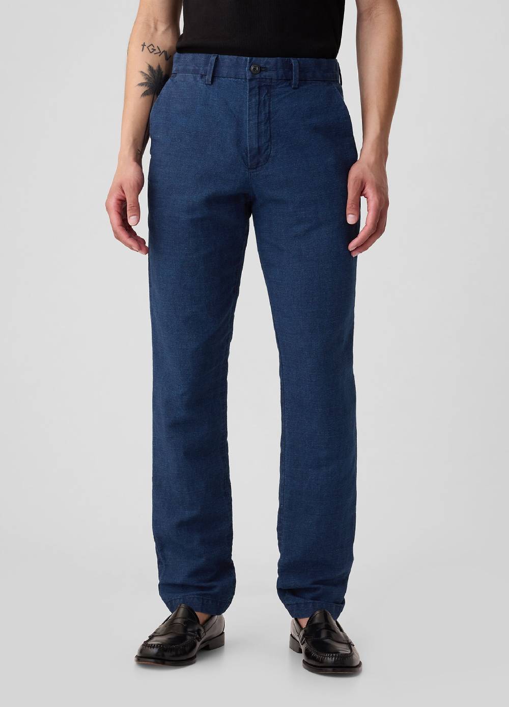 Ovs Pantalone Chino Slim Fit In Lino E Cotone