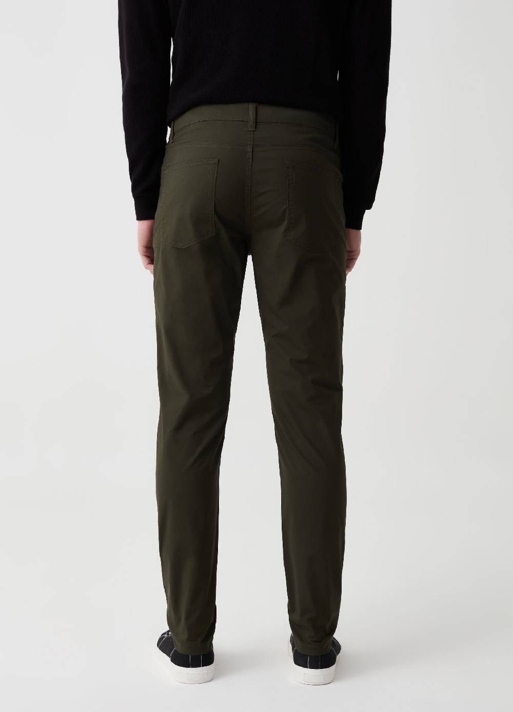 Ovs Pantalone Cinque Tasche In Cotone Stretch