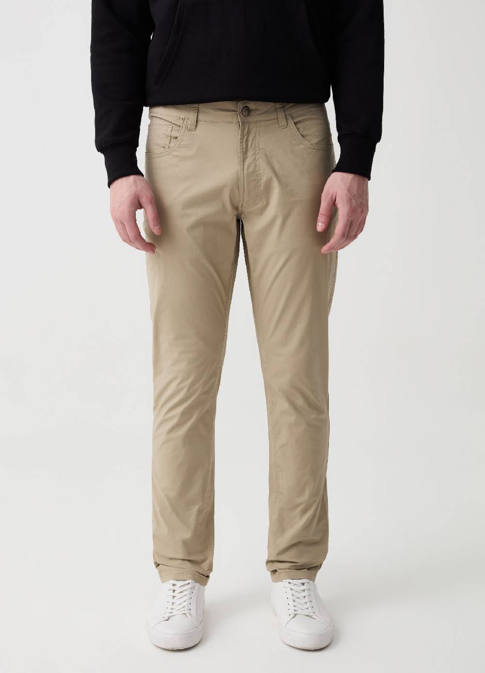 Ovs Pantalone Cinque Tasche In Cotone Stretch