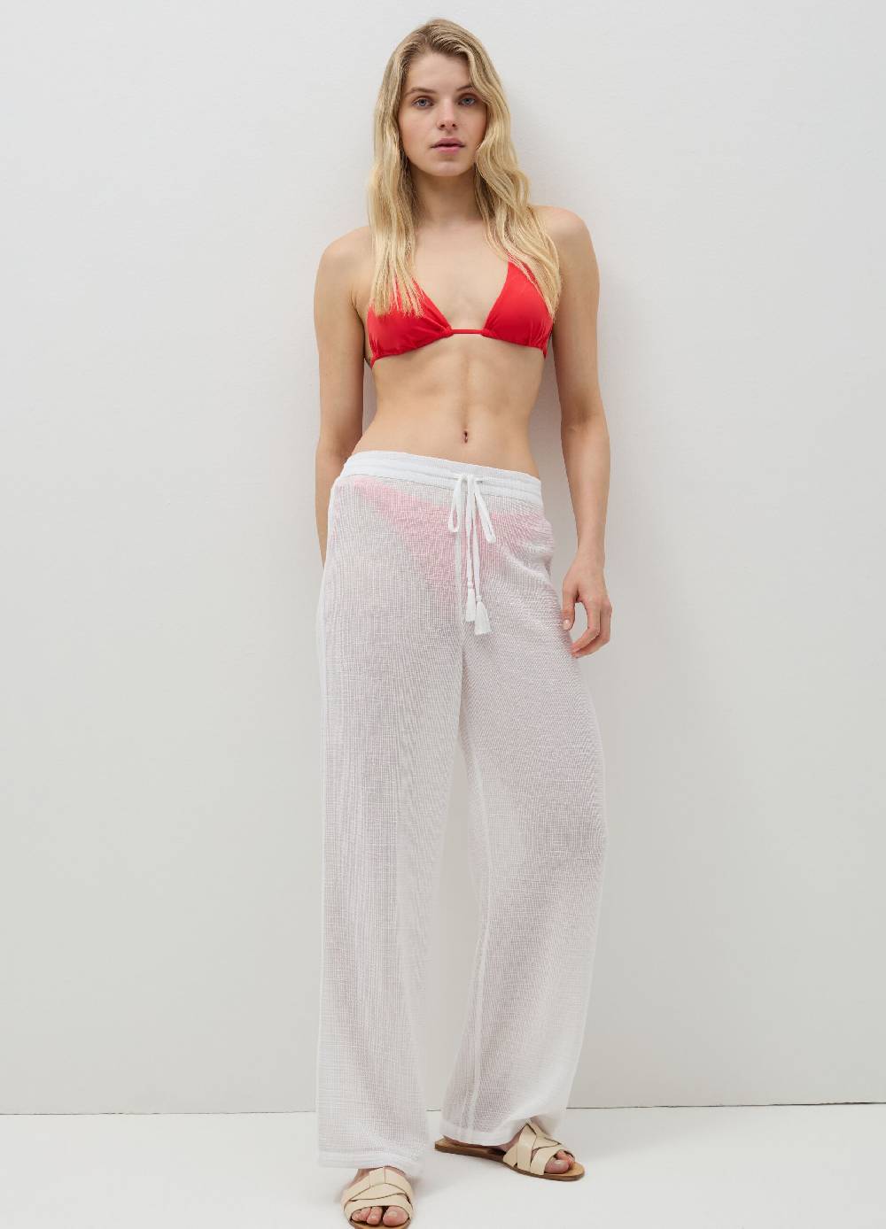 Ovs Pantalone copri costume con nappine