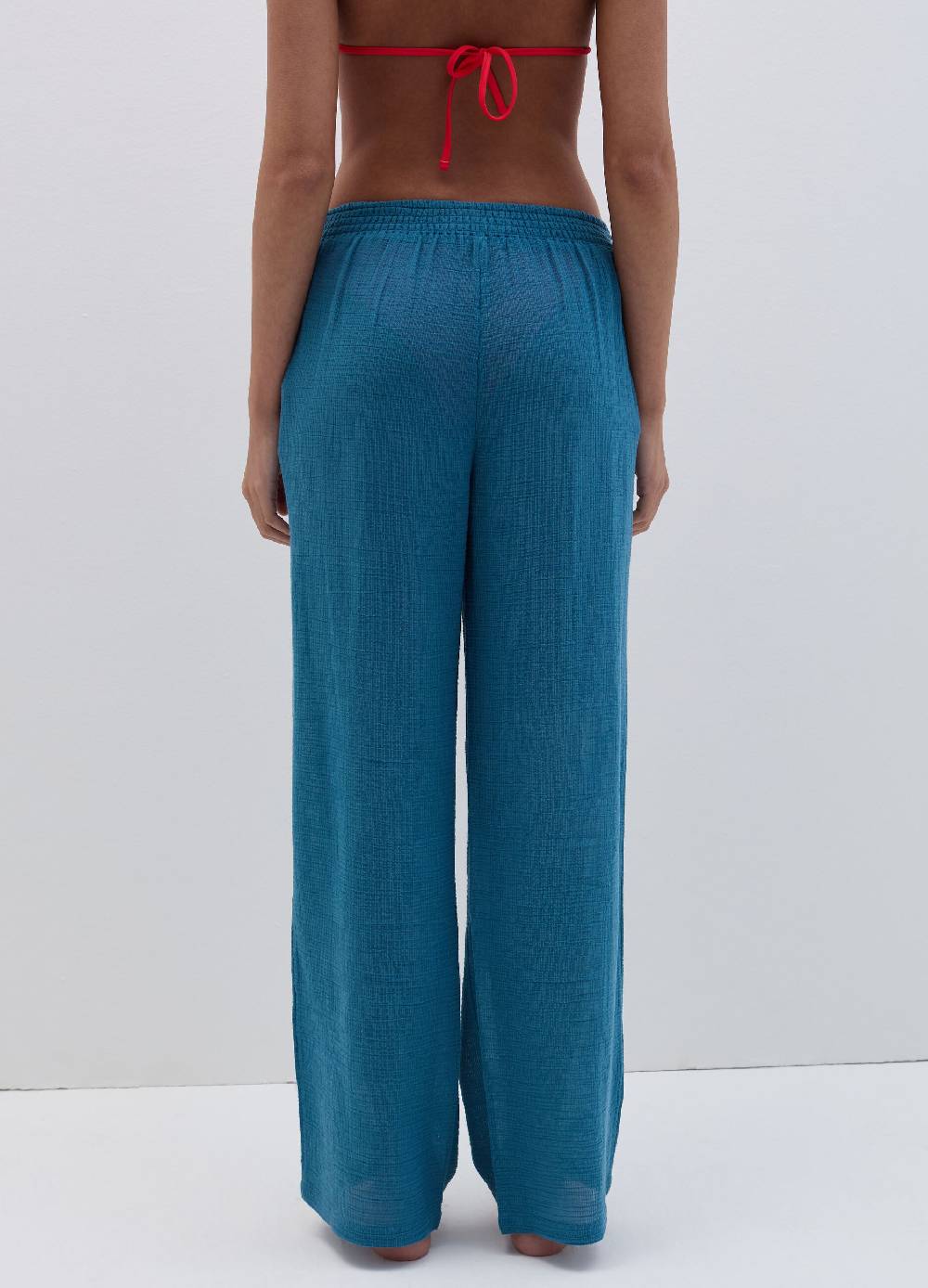 Ovs Pantalone Copri Costume Garzato Con Nappine