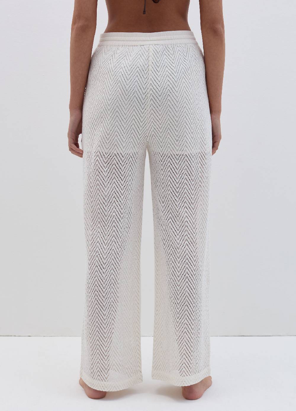 Ovs Pantalone Copri Costume Traforato A Zigzag