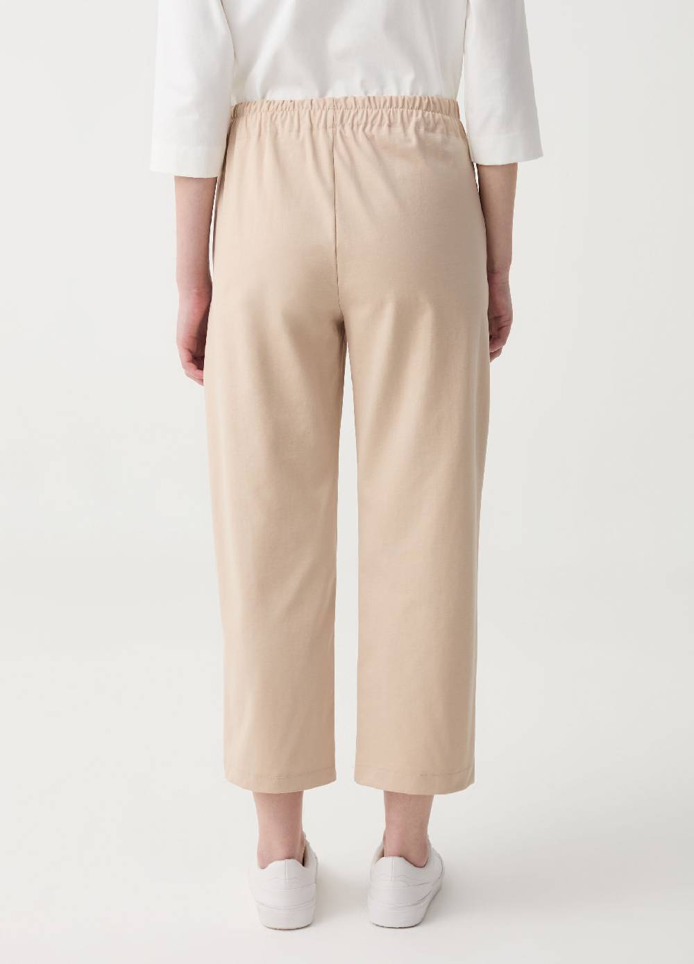 Ovs Pantalone Crop A Sigaretta Con Bottoni