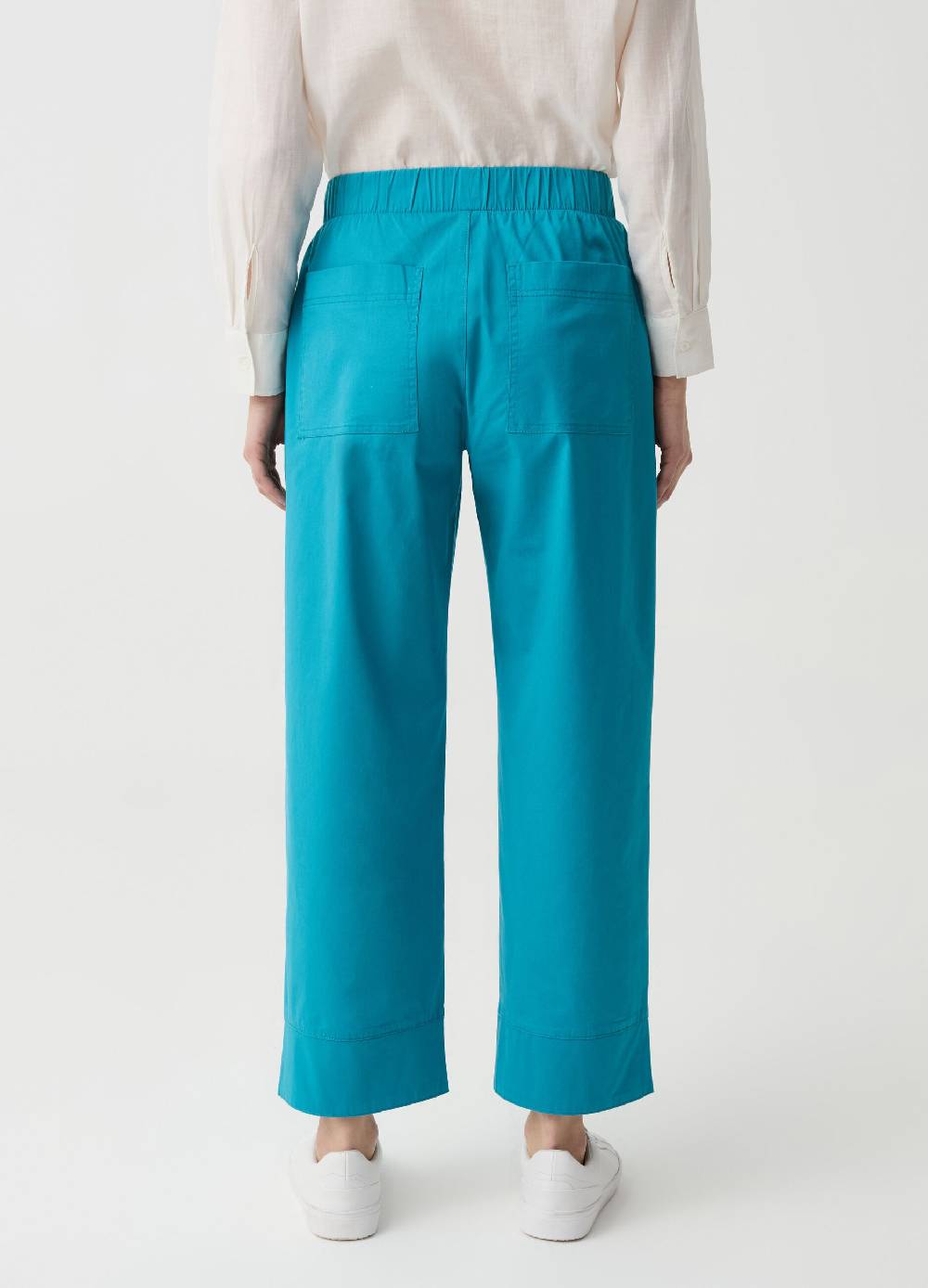 Ovs Pantalone Cropped Wide Leg