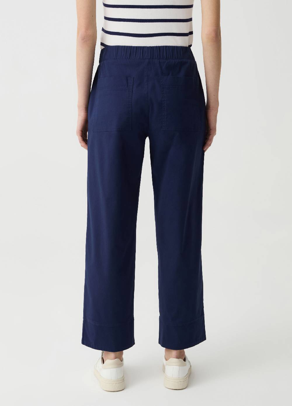 Ovs Pantalone Cropped Wide Leg