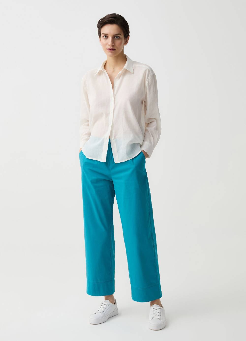 Ovs Pantalone cropped wide leg