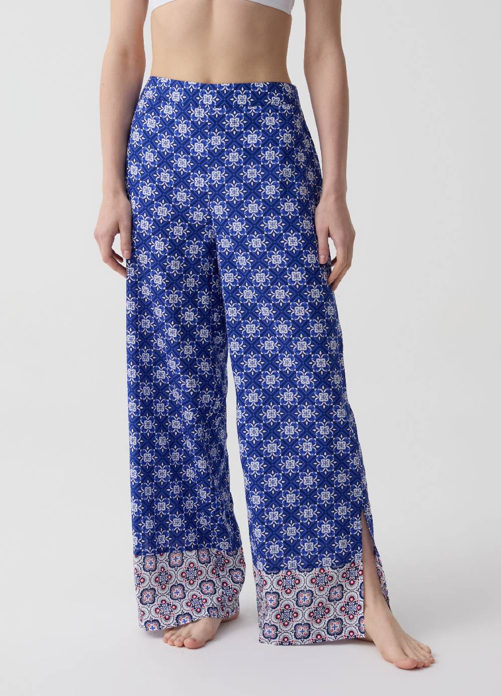 Ovs Pantalone Estivo Stampato Positano