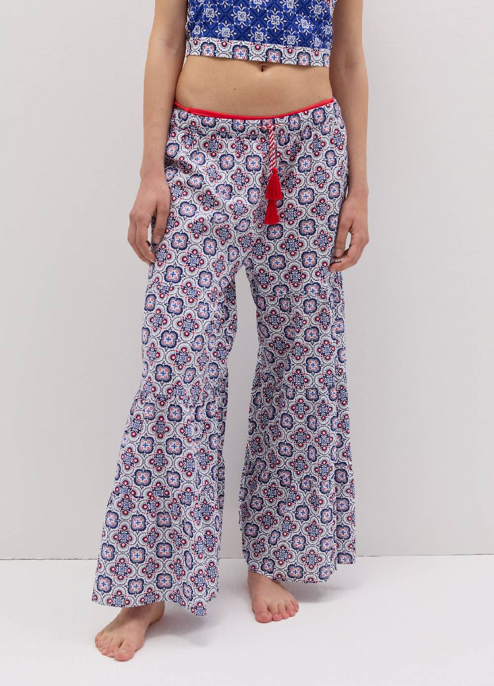 Ovs Pantalone Estivo Wide Leg Positano