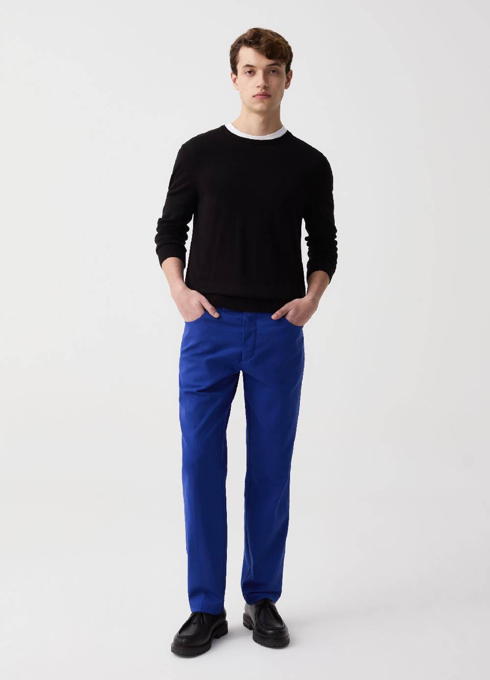 Ovs Pantalone in lino cinque tasche B.ST 1957
