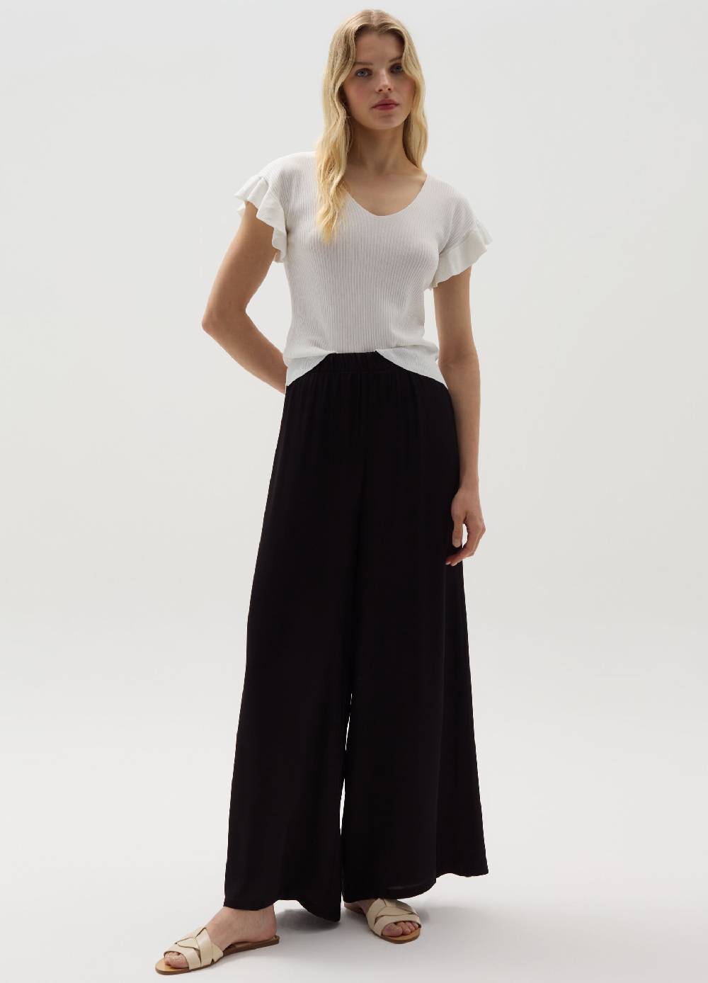 Ovs Pantalone palazzo in raso