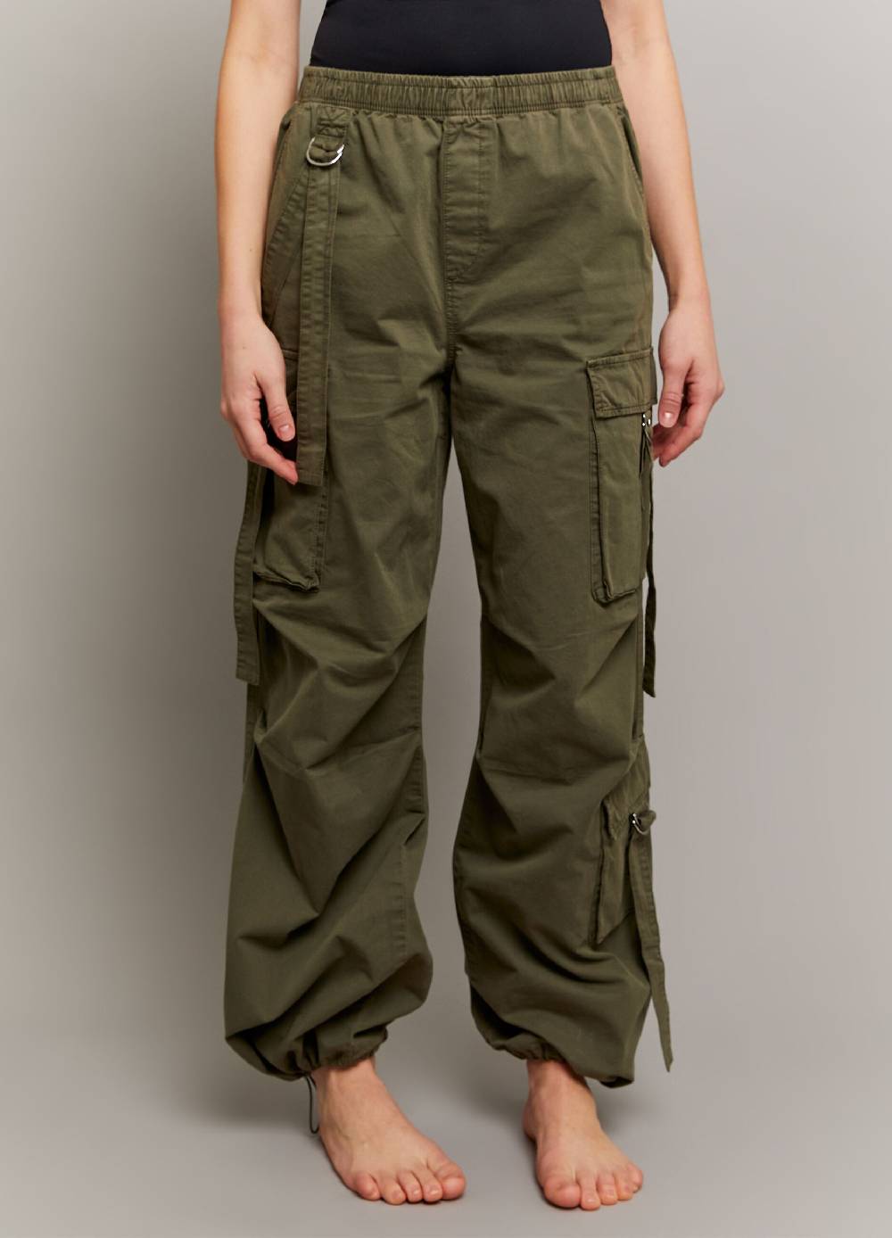 Ovs Pantalone Parachute Cargo In Cotone
