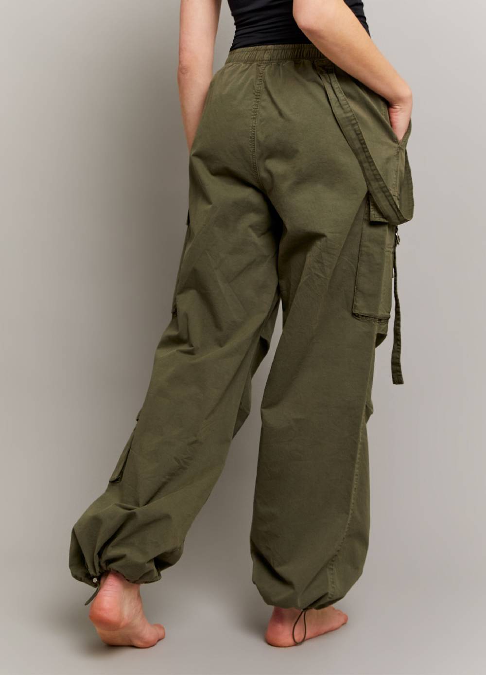 Ovs Pantalone Parachute Cargo In Cotone