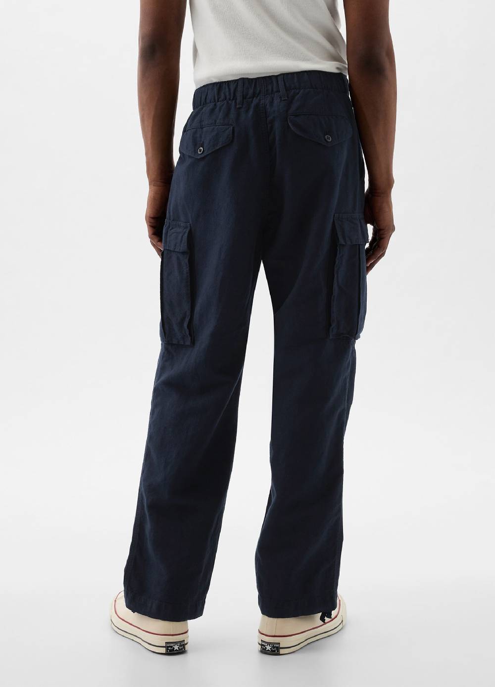 Ovs Pantalone Parachute Cargo In Lino E Cotone