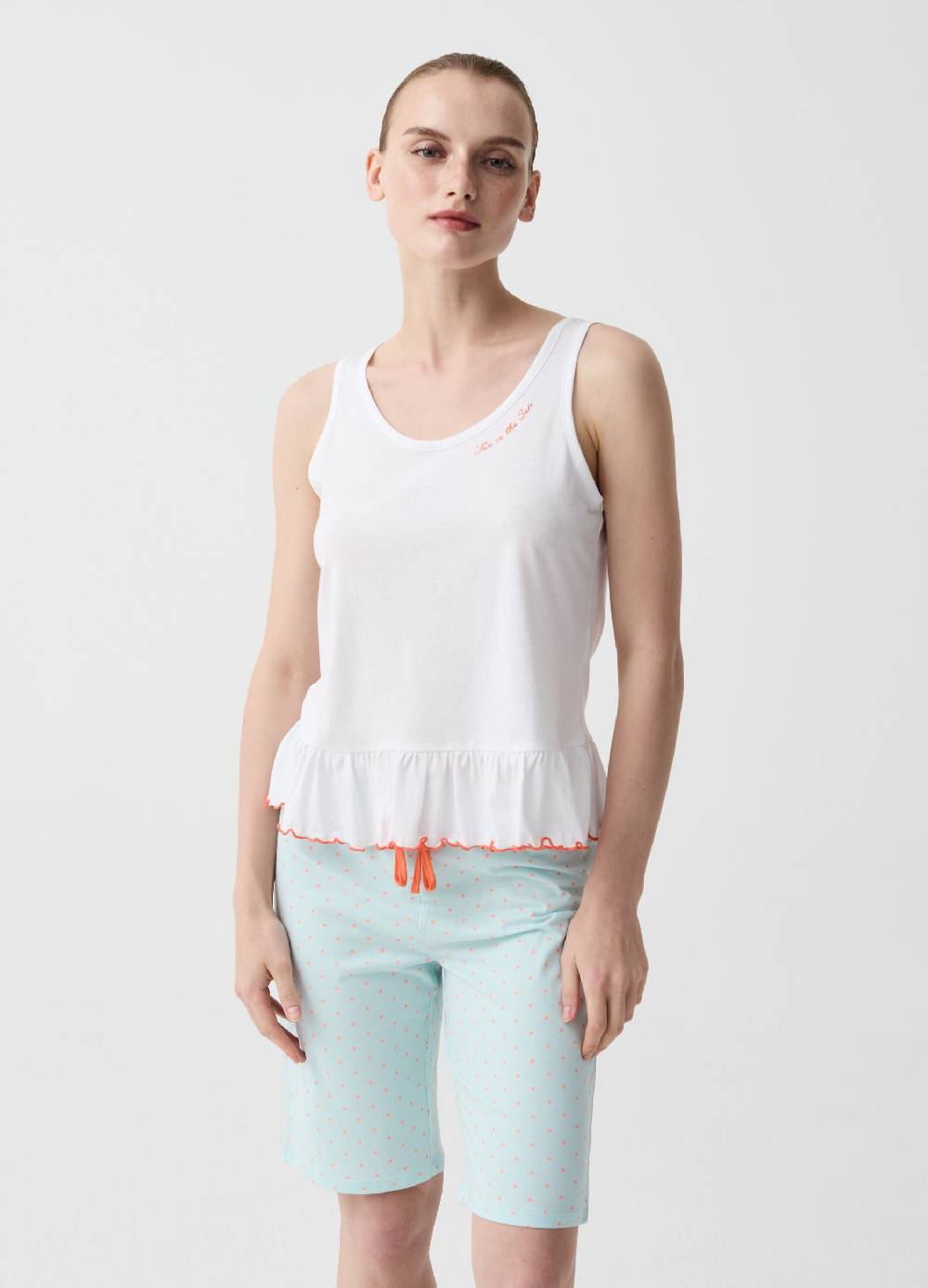 Ovs Pantalone pigiama corto a pois