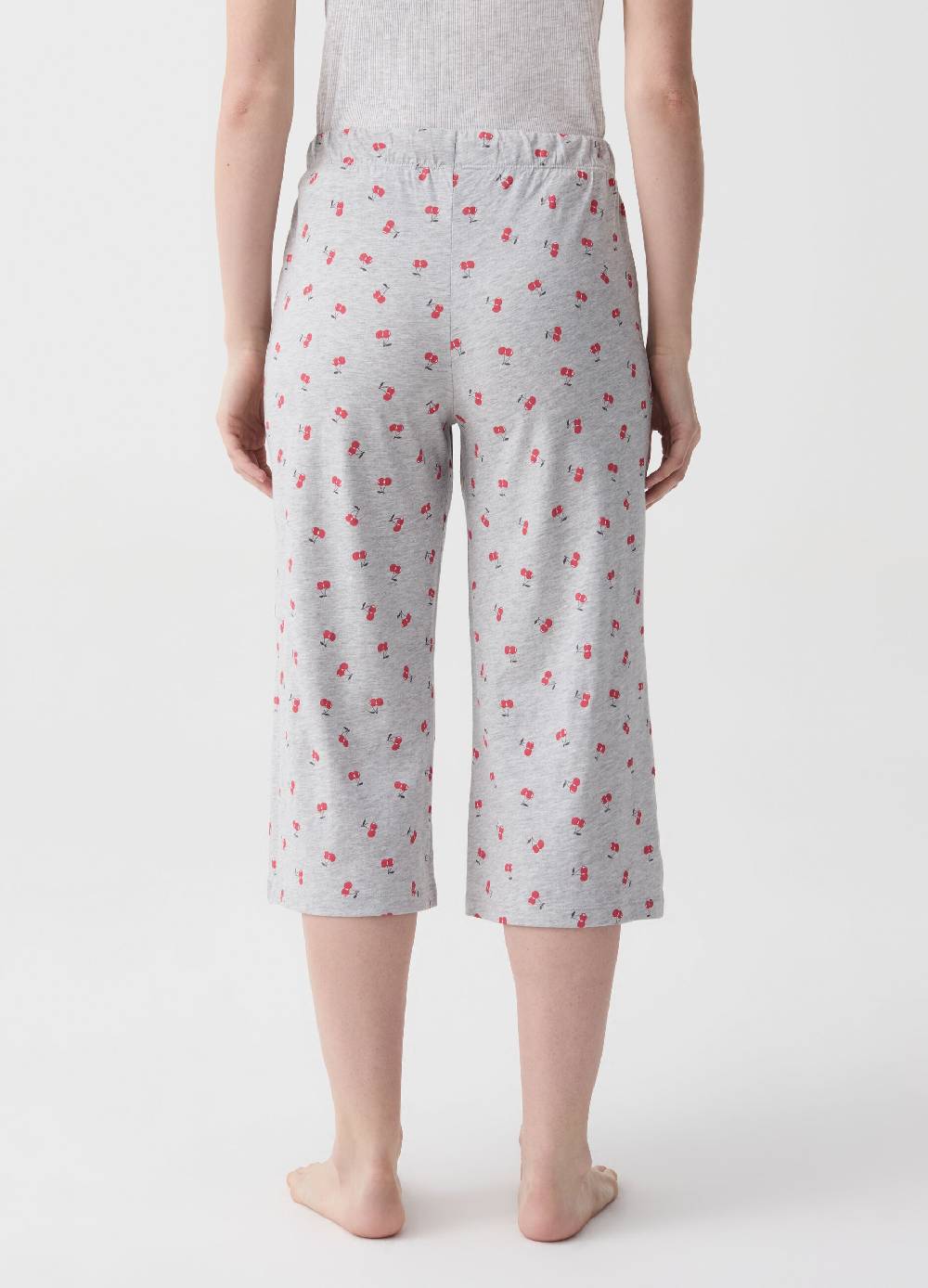 Ovs Pantalone Pigiama Pinocchietto Con Ciliegie