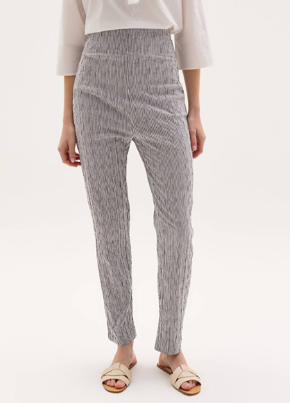 Ovs Pantalone Premaman A Righe Sottili