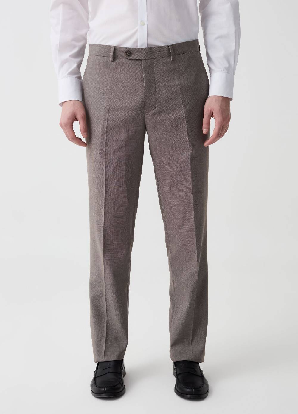 Ovs Pantalone Regular Fit Con Micro Struttura
