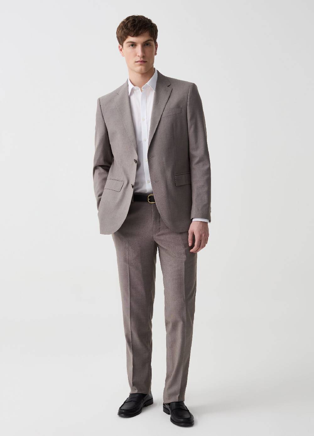 Ovs Pantalone regular fit con micro struttura