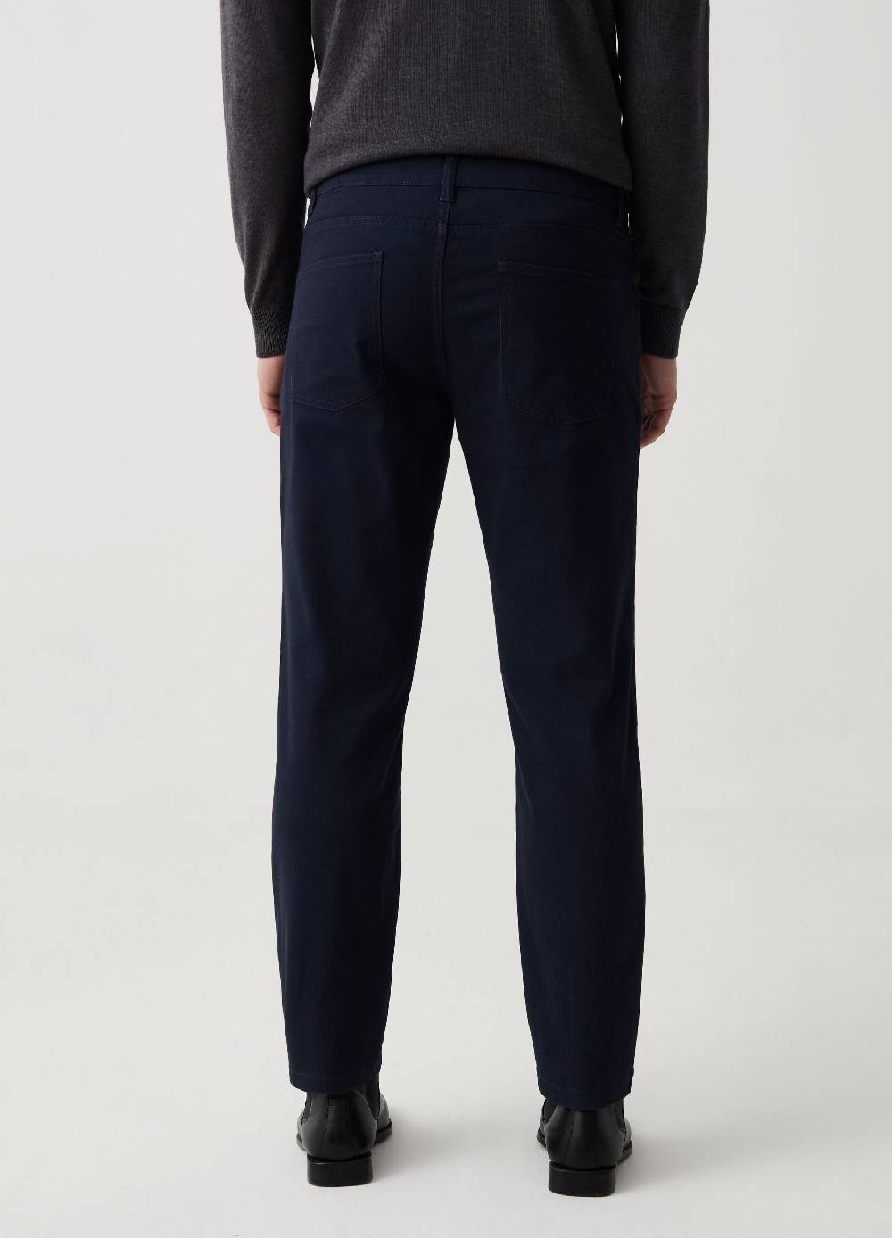 Ovs Pantalone Regular Fit In Micro Fantasia