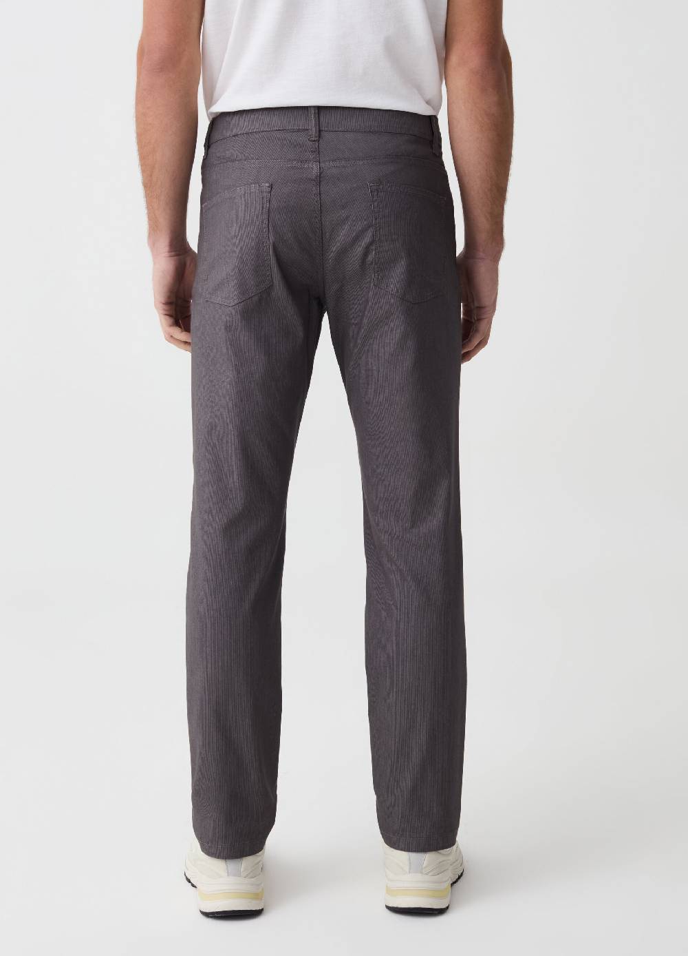 Ovs Pantalone Slim Fit A Righe Sottili