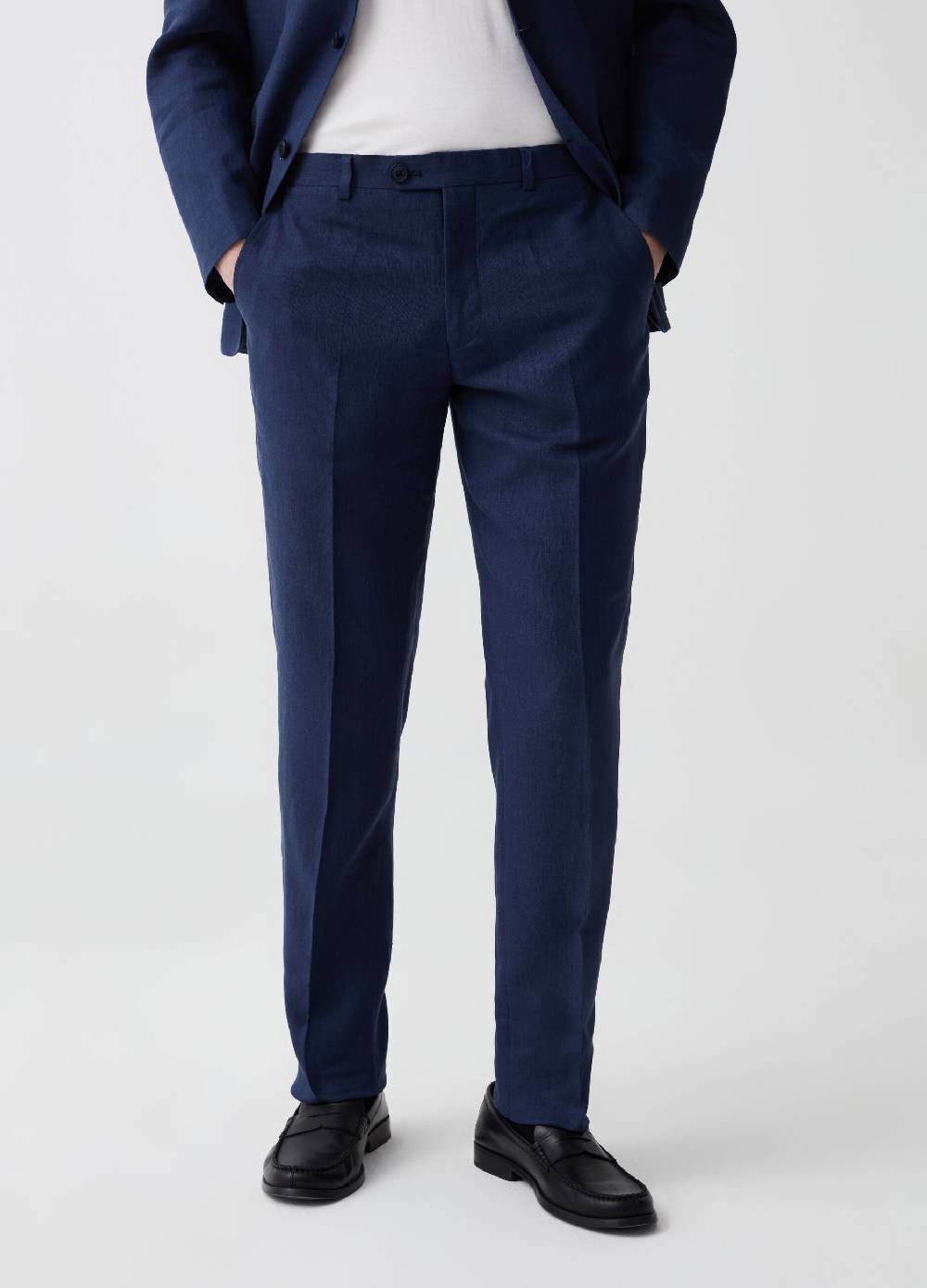 Ovs Pantalone Slim Fit In Lino