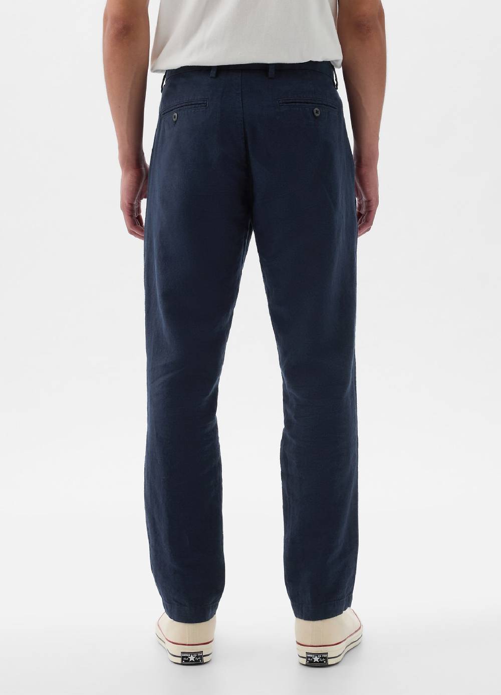 Ovs Pantalone Slim Fit In Lino E Cotone