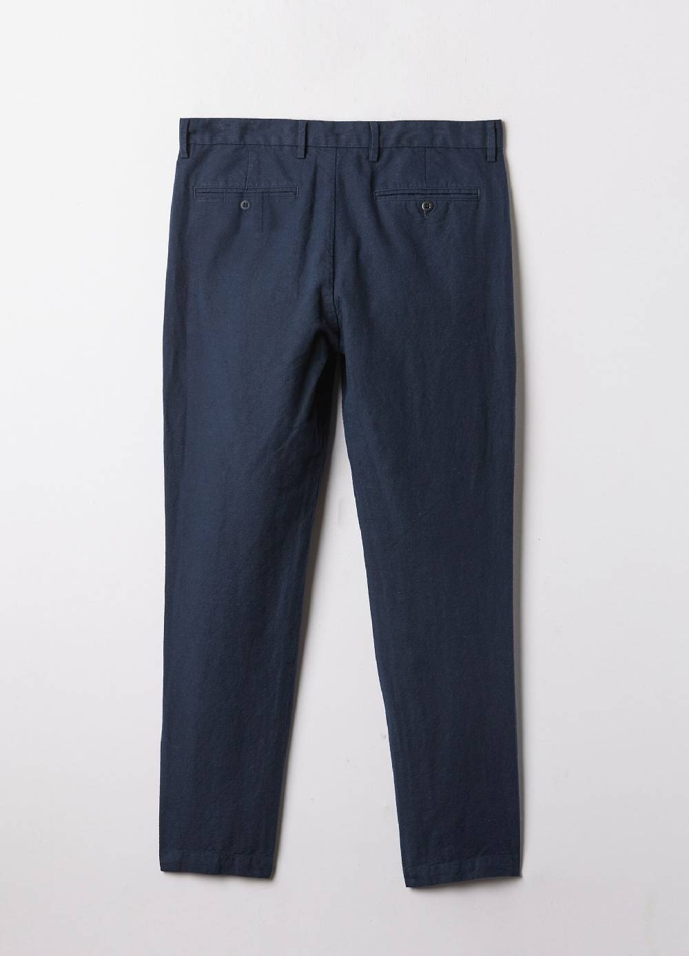 Ovs Pantalone Slim Fit In Lino E Cotone