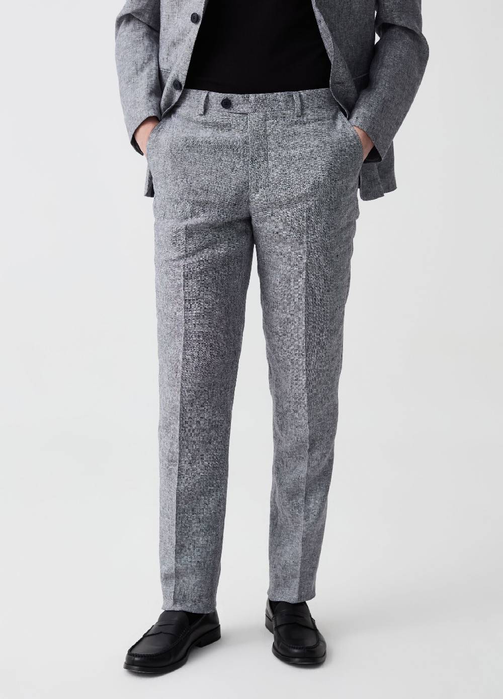 Ovs Pantalone Slim Fit In Lino