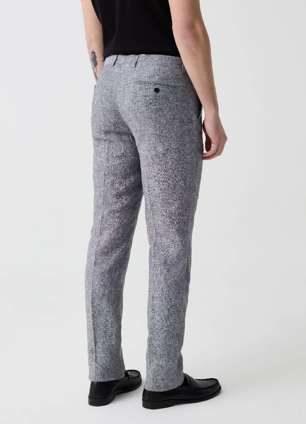 Ovs Pantalone Slim Fit In Lino