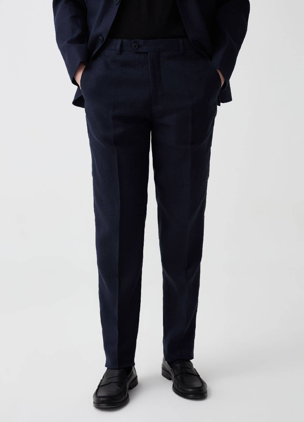 Ovs Pantalone Slim Fit In Lino