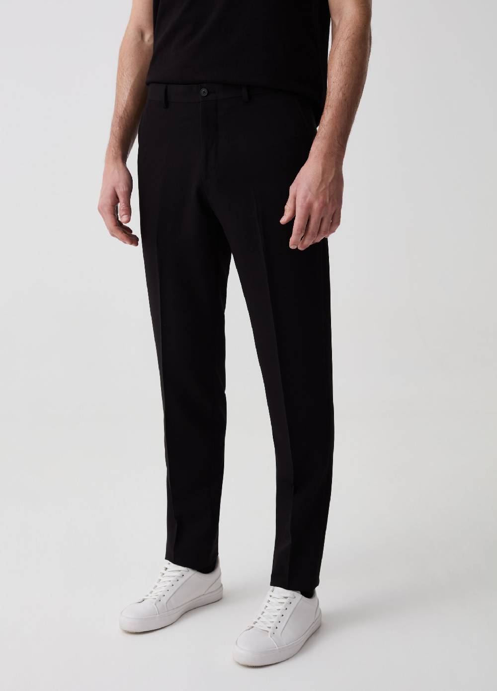 Ovs Pantalone Slim Fit Tinta Unita