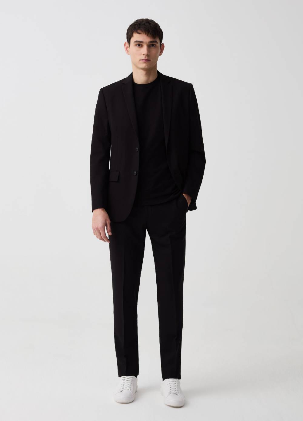 Ovs Pantalone slim fit tinta unita