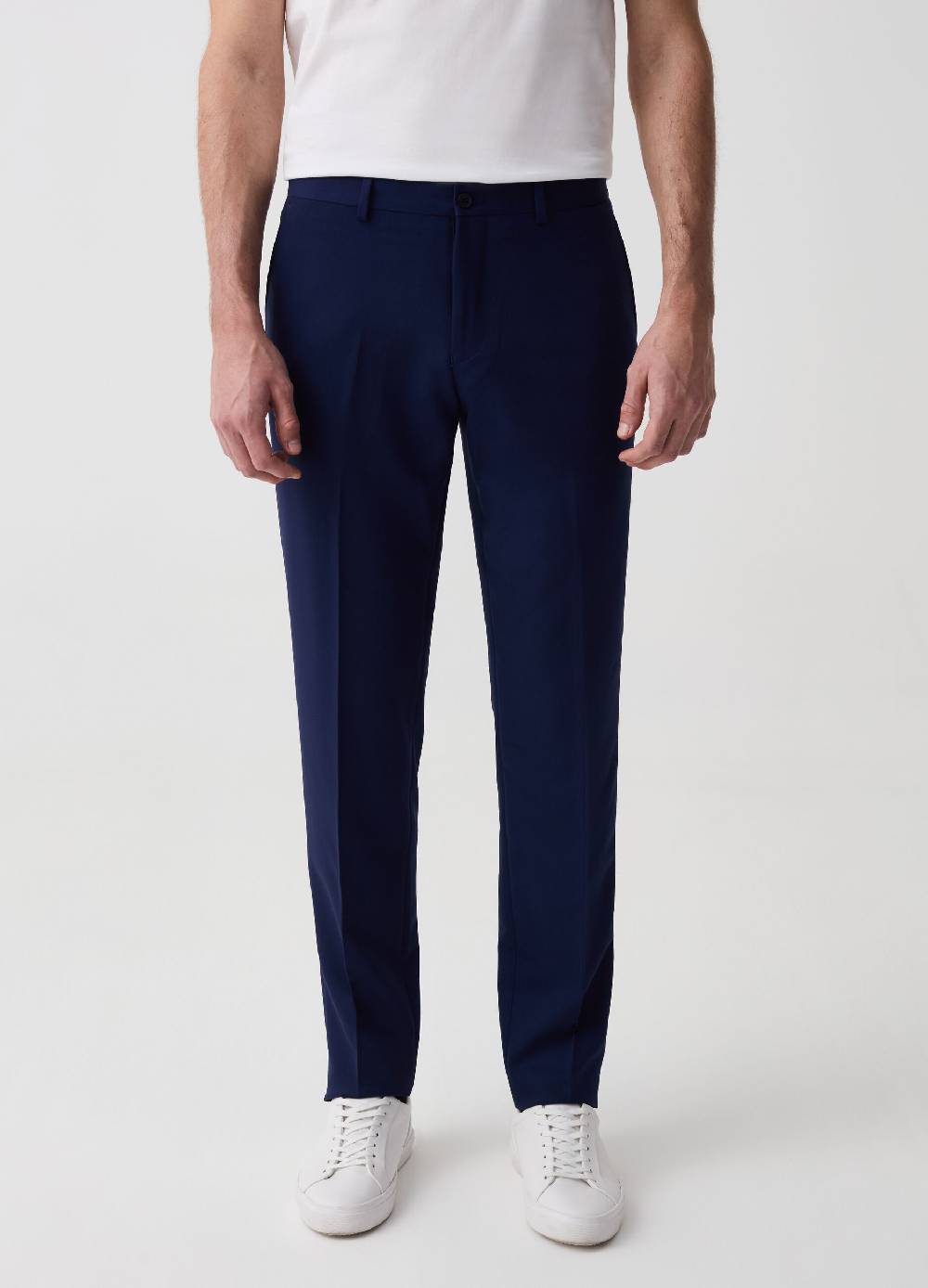 Ovs Pantalone Slim Fit Tinta Unita