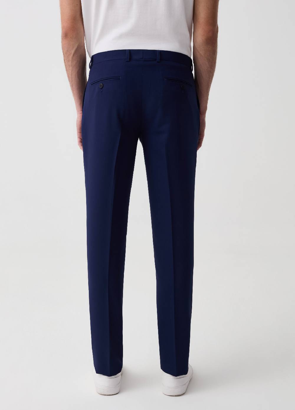 Ovs Pantalone Slim Fit Tinta Unita