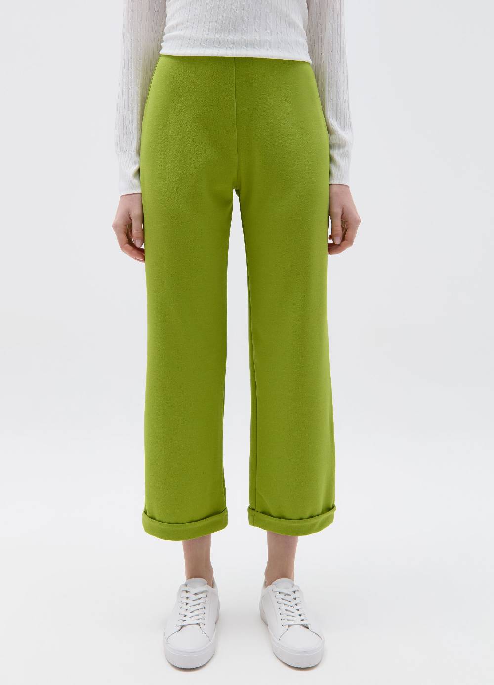 Ovs Pantalone Straight Fit Con Risvolti