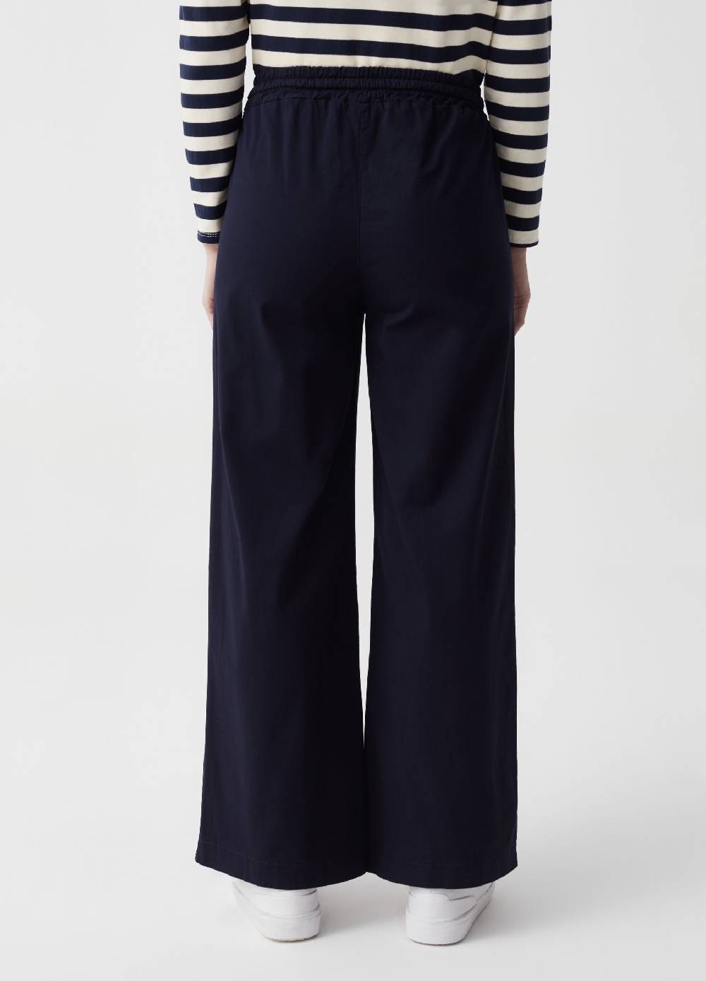 Ovs Pantalone Wide Leg Con Coulisse E Pinces